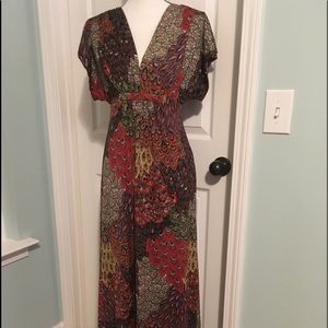 Hypnotic Peacock Maxie Dress